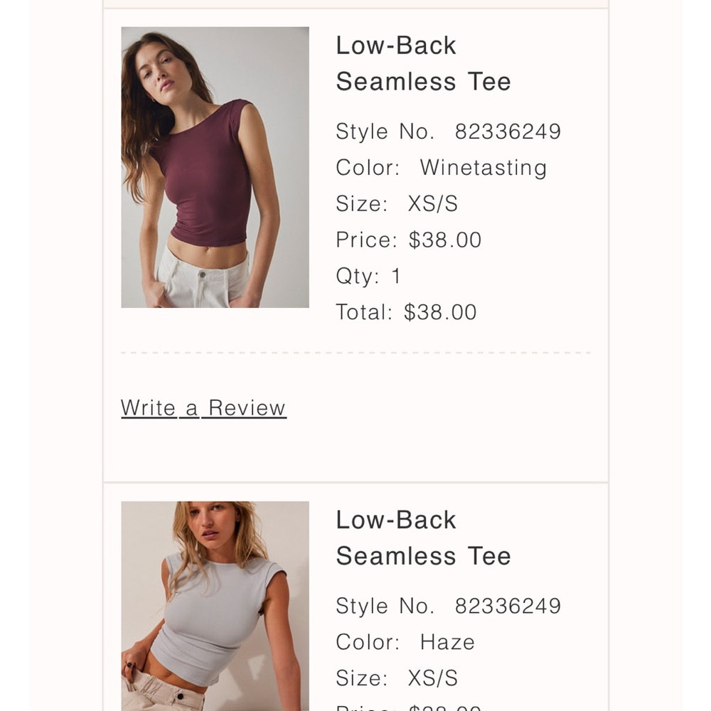 Free people tops